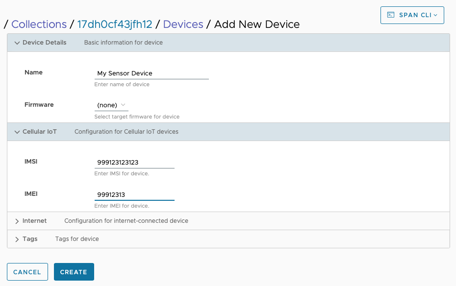 Add a new device